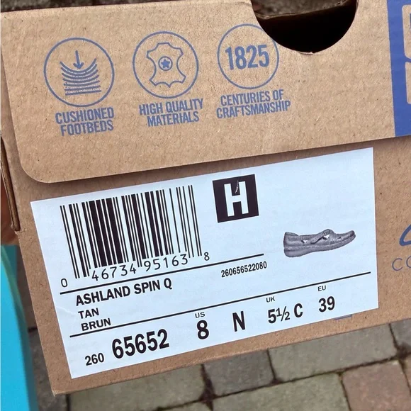 WOMENS CLARKS BROWN LEATHER MARY JANE ASHLAND SPIN Q COMFORT SHOES SIZE 8 NARROW - Picture 10 of 10